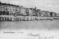 carte postale ancienne de Blankenberge La Plage