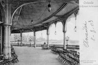 carte postale ancienne de Ostende Le Kursaal et la terrasse