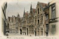 carte postale ancienne de Bruges La Maison des Métiers