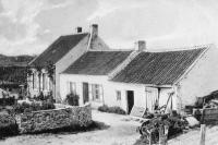 carte postale ancienne de Westende Maisons de pêcheurs