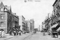 carte postale ancienne de Knokke Avenue Lippens