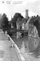 carte postale ancienne de Bruges Le Quai des Marbriers