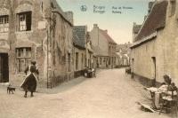 postkaart van Brugge Rue du Rouleau