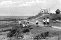 carte postale ancienne de Wenduyne Les Dunes, la Galerie et le Spioenkop