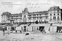 carte postale ancienne de Blankenberge Grand Hôtel des Bains et des Familles