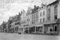 carte postale ancienne de Blankenberge Les Villas sur la digue