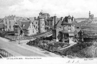 carte postale ancienne de Le Coq Villas dans les Dunes