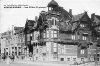 carte postale ancienne de Middelkerke Les Villas