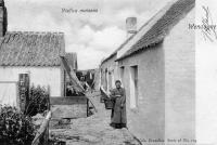 carte postale ancienne de Wenduyne Vieilles maisons