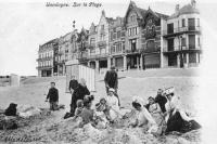 carte postale ancienne de Wenduyne Sur la Plage