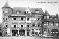 carte postale ancienne de Duinbergen Hôtel de la Station