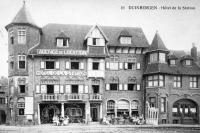 carte postale ancienne de Duinbergen Hôtel de la Station