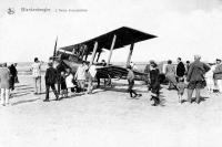 carte postale ancienne de Blankenberge L'avion d'excursions