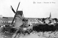 carte postale ancienne de Coxyde Panorama du village
