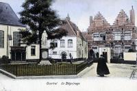 carte postale ancienne de Courtrai Le Béguinage