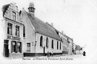 postkaart van Kortrijk La Chapelle du pensionnat Saint-Nicolas