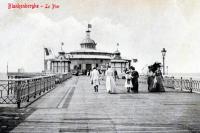 carte postale ancienne de Blankenberge Le Pier