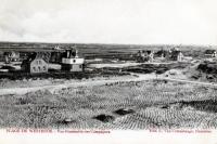 carte postale ancienne de Westende Vue d'ensemble des Campagnes