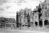 carte postale ancienne de Middelkerke La Digue - Jardinets - Groupe I