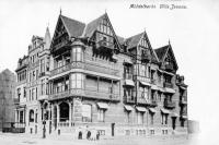 carte postale ancienne de Middelkerke Villa Jeanne