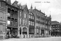 carte postale ancienne de Knokke La Digue