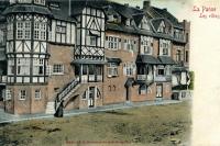 carte postale ancienne de La Panne Les villas