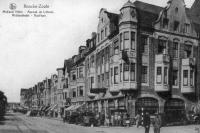 carte postale ancienne de Knokke Midland Hôtel - Avenue du littoral