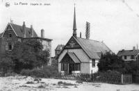 carte postale ancienne de La Panne Chapelle St Joseph