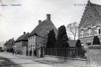 carte postale ancienne de Loppem Statiestraat