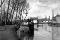 carte postale ancienne de Menin La Lys