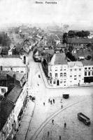 carte postale ancienne de Menin Panorama