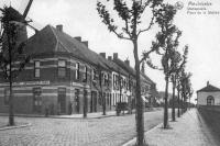 carte postale ancienne de Meulebeke Place de la Station carte postale ancienne de Meulebeke Place de la Station