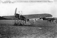 carte postale ancienne de Avions Le Monoplan Morane à 3 places. puissance : 100 h.p.