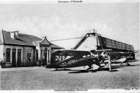 carte postale ancienne de Aéroports Aérogare d'Ostende
