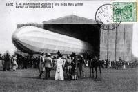 carte postale ancienne de Dirigeables Metz - Garage du dirigeable Zeppelin