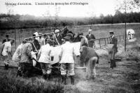 carte postale ancienne de Accidents Meeting d'aviation - L'accident du monoplan d'Olieslagers