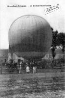 carte postale ancienne de Ballons Brasschaet-Polygone - Le ballon observatoire
