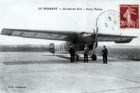 carte postale ancienne de Avions Le Bourget - Aérodrome civil - Avion Fokker