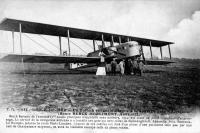 carte postale ancienne de Avions Berck sur mer - un Goliath venat d'atterrir à la nouvelle gare aérienne