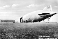 postkaart van Luchtschepen Graf Zeppelin - atterissage à Leipzig