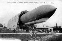 carte postale ancienne de Dirigeables Camp de Châlons - Le dirigeable militaire 