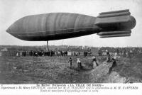 postkaart van Luchtschepen Le ballon dirigeable 