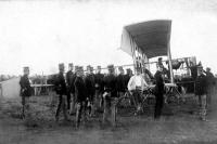 carte postale ancienne de Avions Biplan Léon de Brouckère