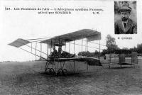 postkaart van Vliegtuigen L'Aéroplane système Farman piloté par Sommer