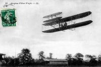 carte postale ancienne de Avions Aéroplane Wilbur Wright