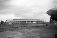 Léopoldville (Congo) Entrepôt/hangar de l'aéroport de Léopoldville