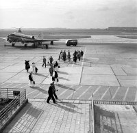 aéroport de Bruxelles Embarquement à bord d'un avion Sobelair