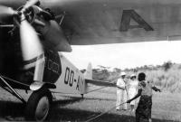 Congo Embarquement à bord d'un avion Sabena