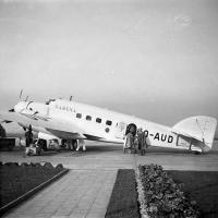 Bruxelles Savoia Marchetti SM-83 OO-AUD de la Sabena - embarquement