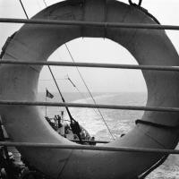 Mer du Nord La Malle Prince Baudouin en route vers l'Angleterre